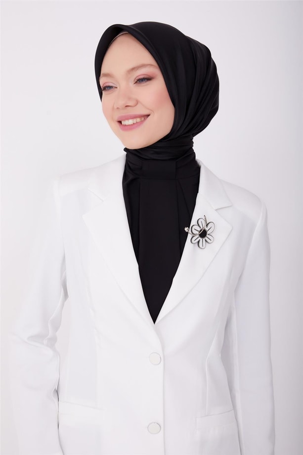 Armine Ceket 23YD3321 Beyaz