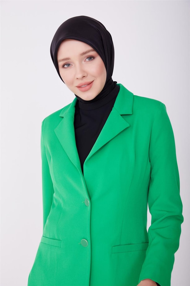 Armine Ceket 23YD3324 Benetton Yeşili