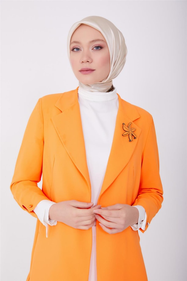Armine Ceket 23YD3325 Turuncu