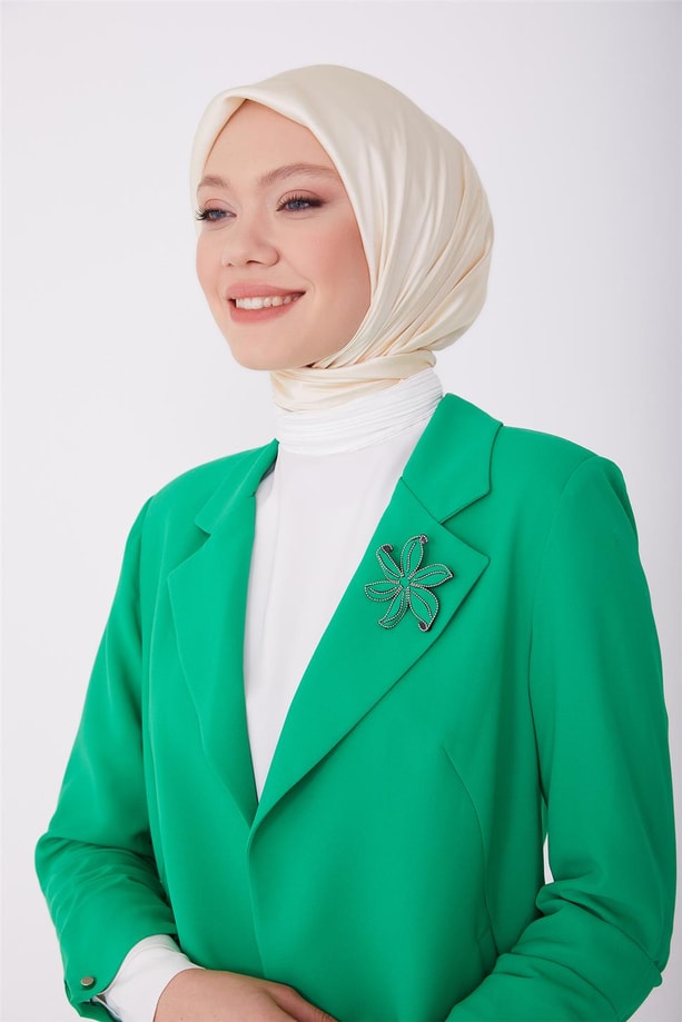 Armine Ceket 23Yd3325 Benetton Yeşili