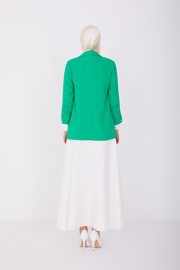 Armine Ceket 23Yd3325 Benetton Yeşili
