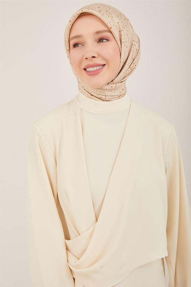 Armine Dropeli Asimetrik Bluz 23Y3328 Aytaşı