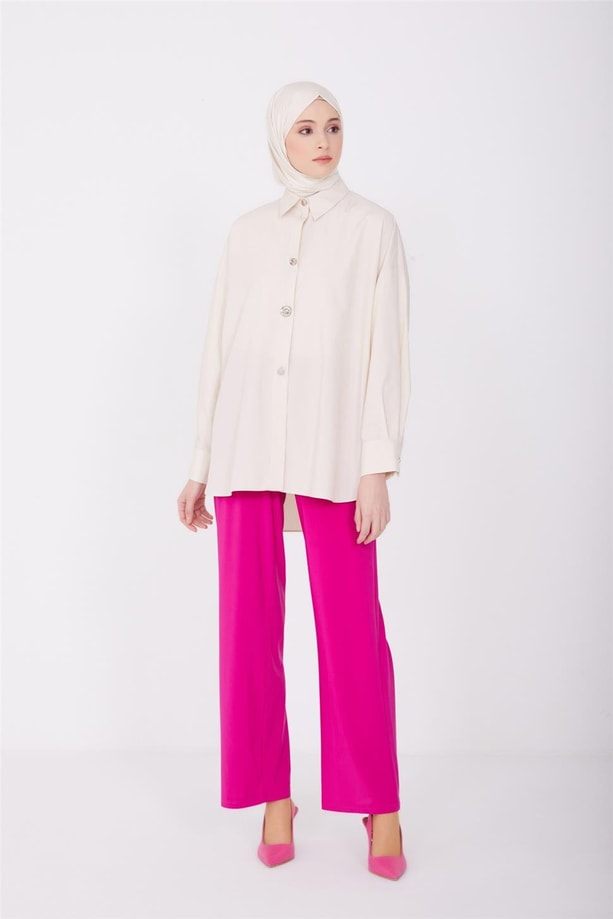 Armine Pantolon 23Yd3329 Fuşya