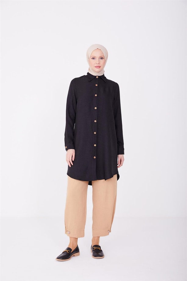 Armine Tunik 23YD3334 Siyah