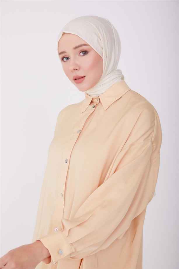 Armine Oversize Basic Gömlek 23Y3343 Aytaşı