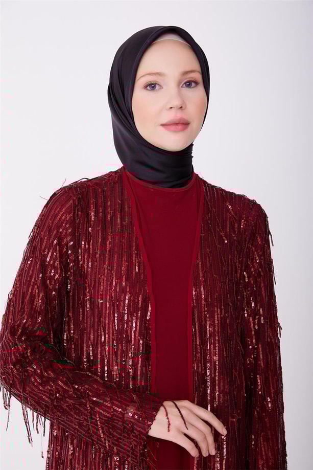  Armine Abiye Elbise 23YD3344 Bordo