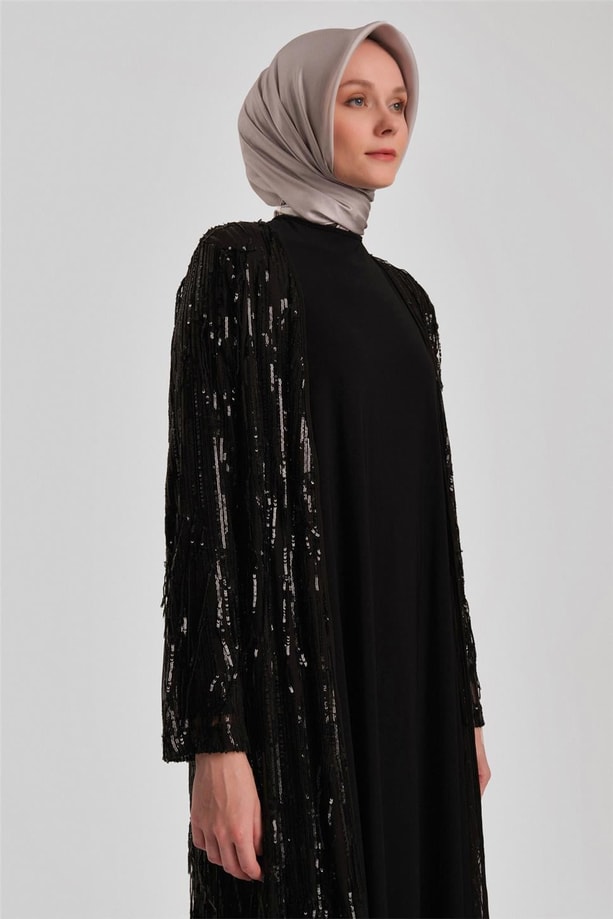 Armine Abiye Elbise 23YD3344 Siyah