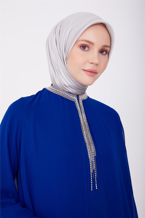 Armine Abiye Elbise 23YD3345 İndigo