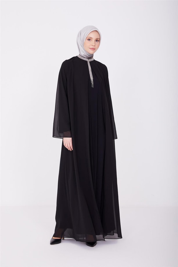 Armine Abiye Elbise 23Yd3345 Siyah