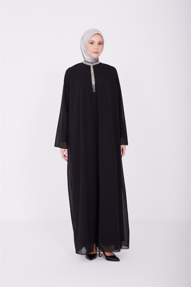 Armine Abiye Elbise 23Yd3345 Siyah