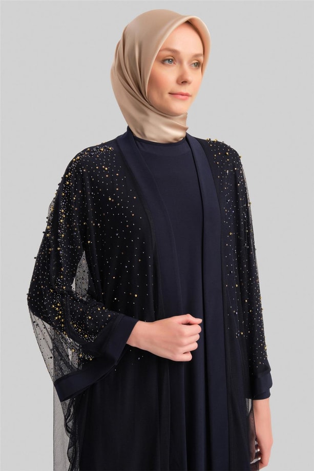 Armine Abiye Elbise 23Yd3346 Lacivert
