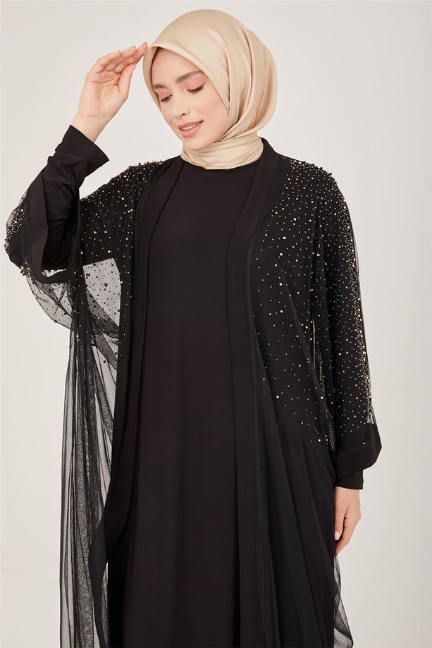 Armine Abiye Elbise 23YD3346 Siyah