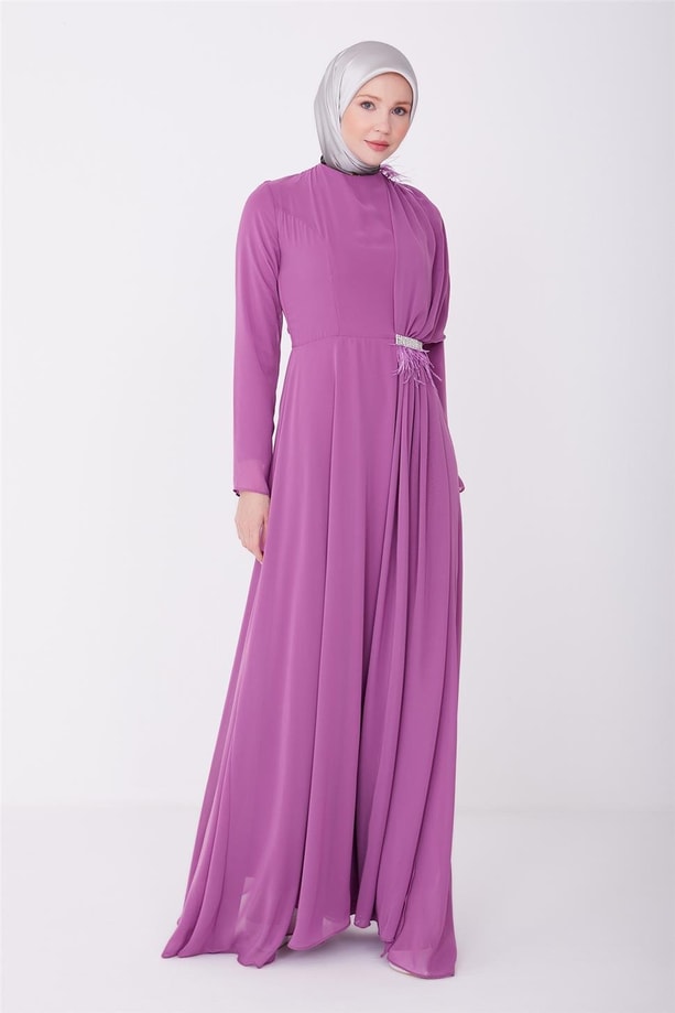  Armine Abiye Elbise 23YD3347 Gül Kurusu