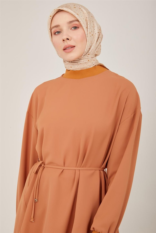 Armine Ribanalı Bluz 23Y3349 Çikolata
