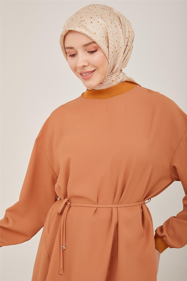 Armine Ribanalı Bluz 23Y3349 Çikolata