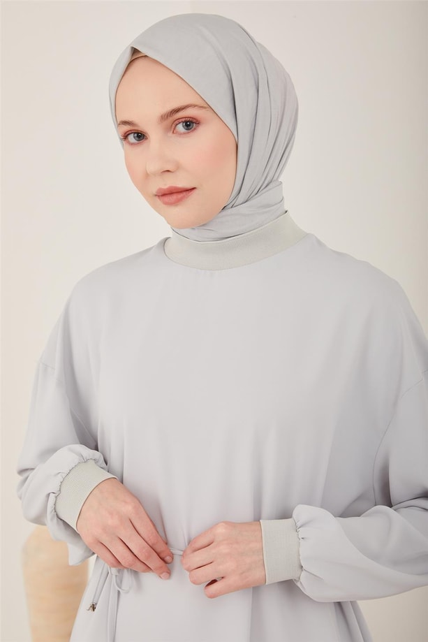 Armine Ribanalı Bluz 23Y3349 Gri
