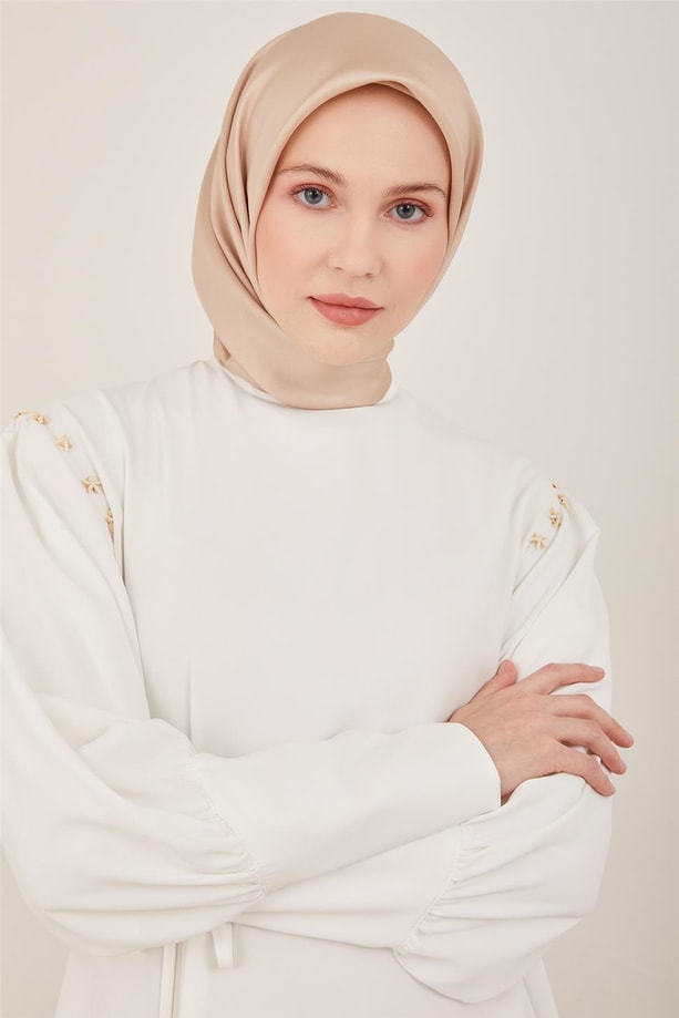 Armine Beli Bağlamalı Bluz 23Y3352 Ekru