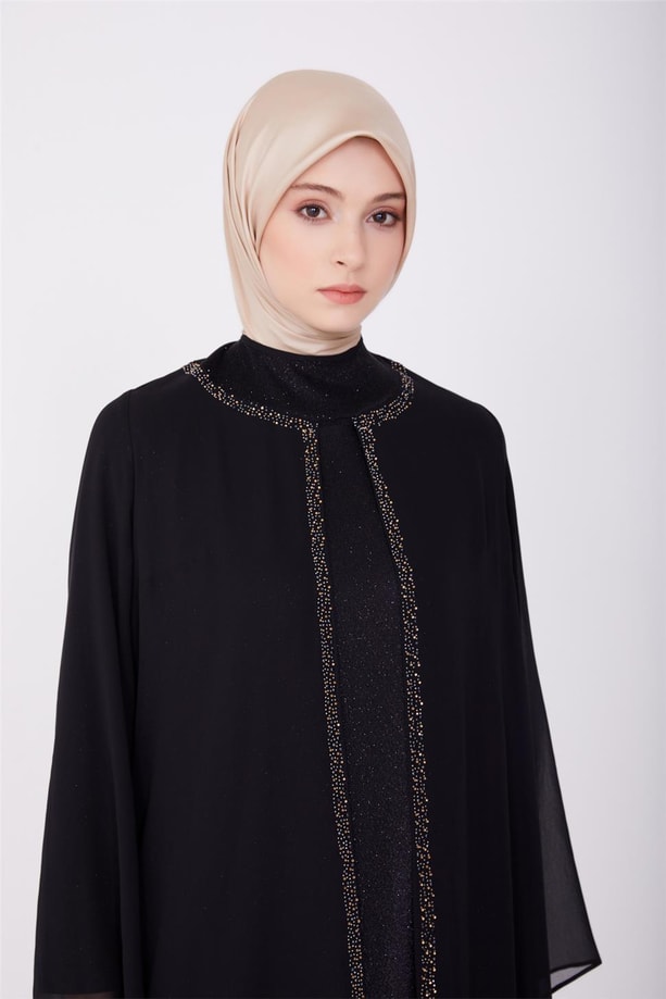 Armine Abiye Elbise 23YD3357 Siyah