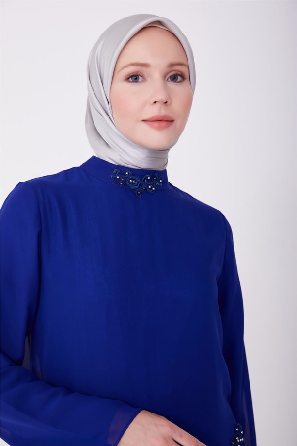 Abiye Elbise 23YD3358  Saks