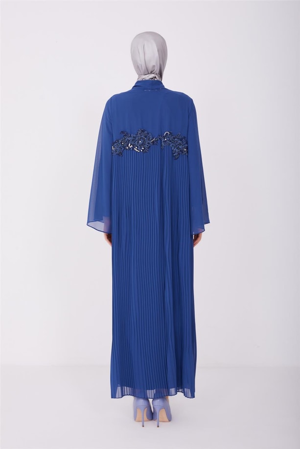 Armine Abiye Elbise 23Yd3359 İndigo