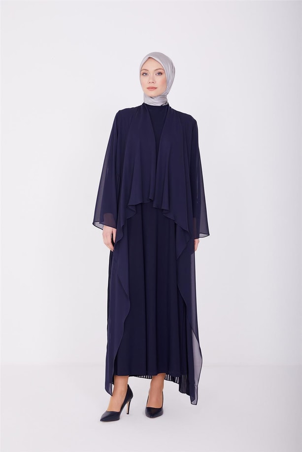 Armine Abiye Elbise 23YD3359 Lacivert