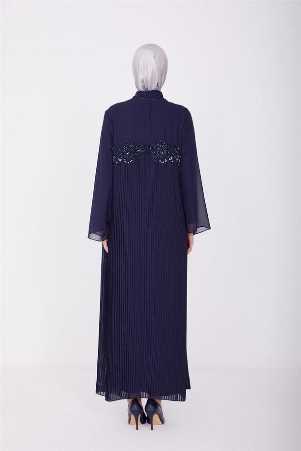 Armine Abiye Elbise 23YD3359 Lacivert
