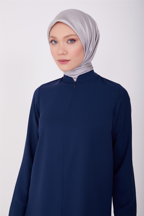Armine Önü Gizli Fermuar Detaylı Bluz 23Y3359 Lacivert