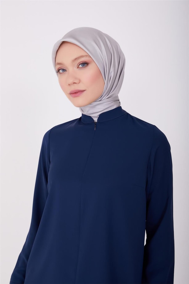 Armine Önü Gizli Fermuar Detaylı Bluz 23Y3359 Lacivert