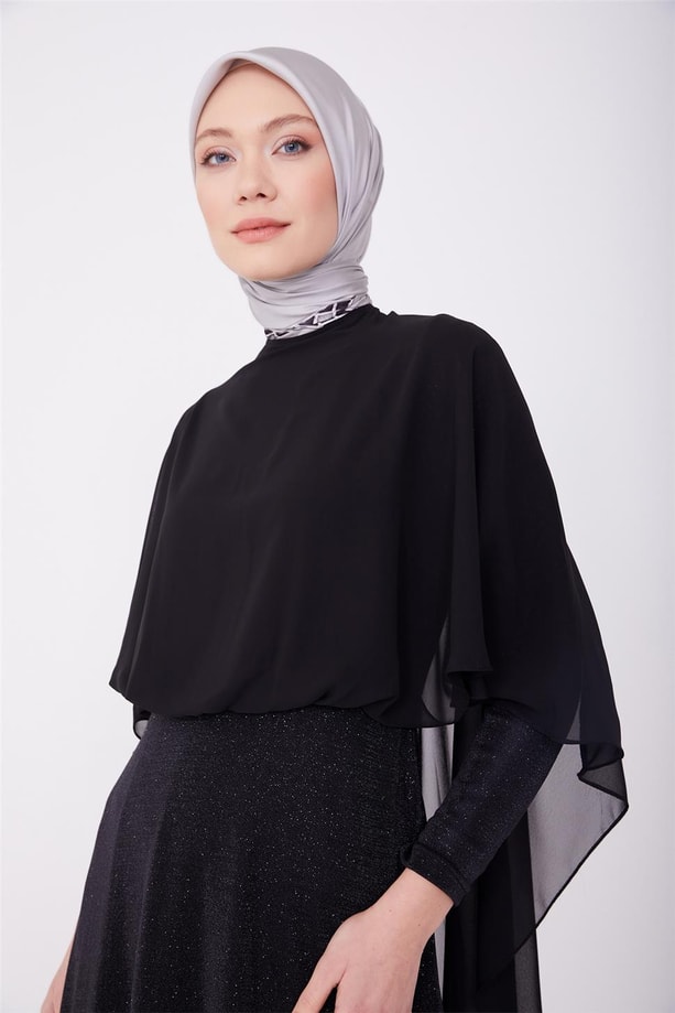  Armine Abiye Elbise 23YD3360  Siyah