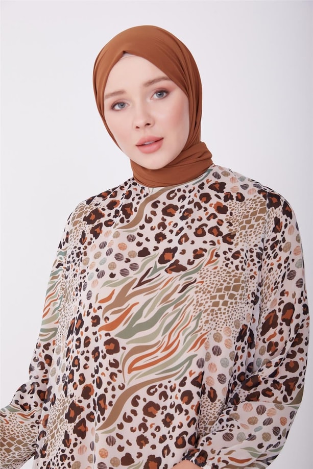 Armine Elbise 23Yd4321 Kiremit