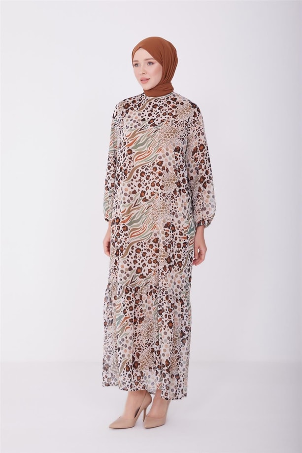 Armine Elbise 23Yd4321 Kiremit