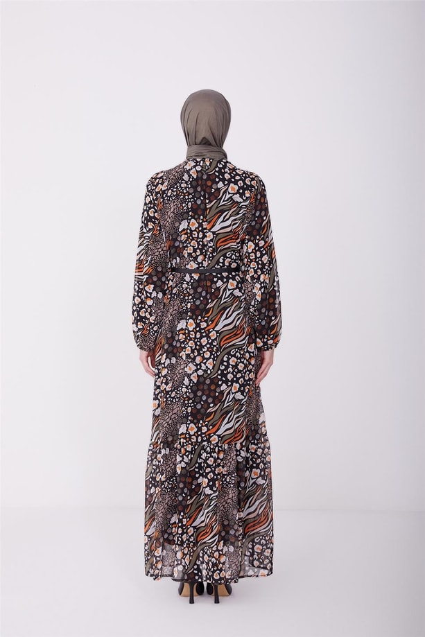 Armine Elbise 23YD4321 Oranj