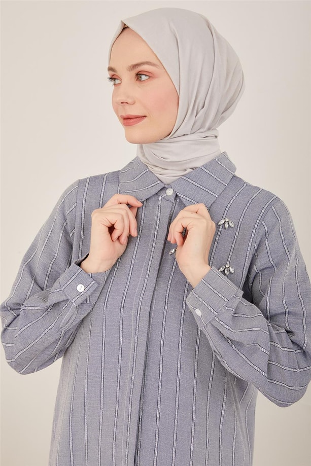 Armine Takım 23YD4331 Gri Mavi