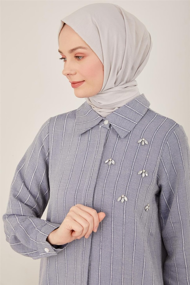 Armine Takım 23YD4331 Gri Mavi