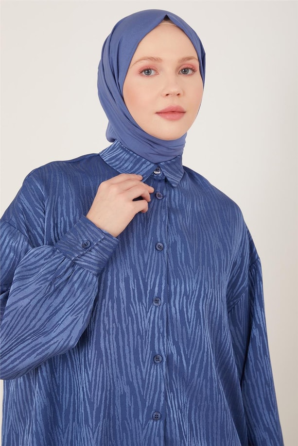 Armine Gömlek 23YD4349 İndigo