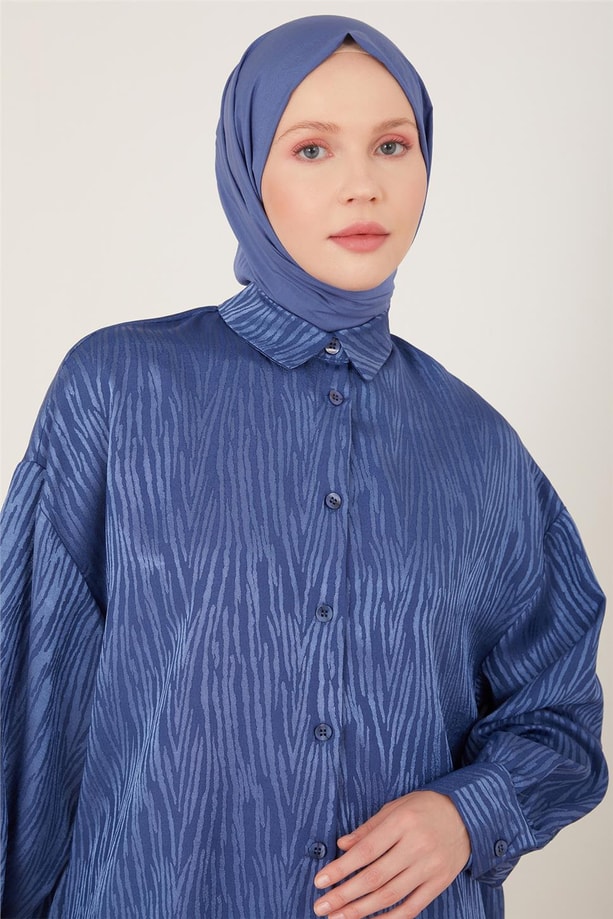 Armine Gömlek 23YD4349 İndigo