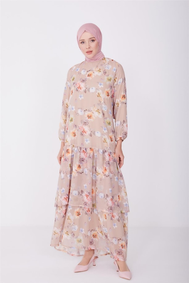 Armine Elbise 23YD4354 Camel