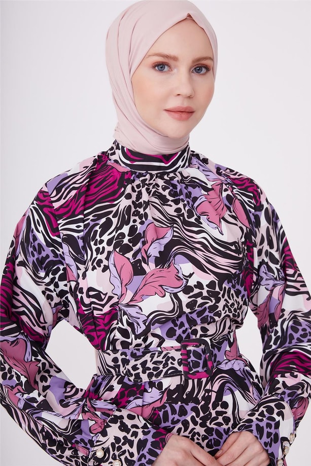 Armine Elbise 23Yd4355 Orkide