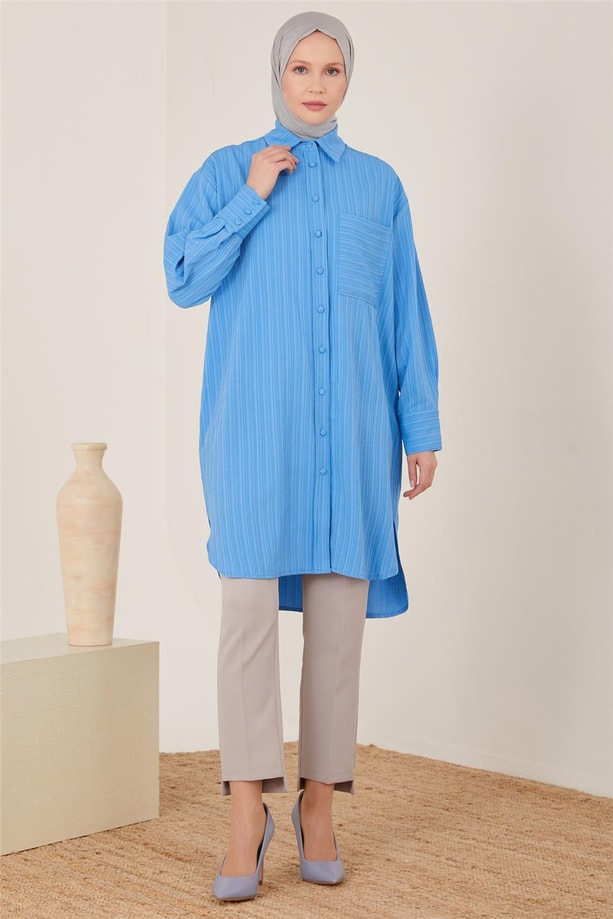 Armine Tunik 23YD4415 Mavi