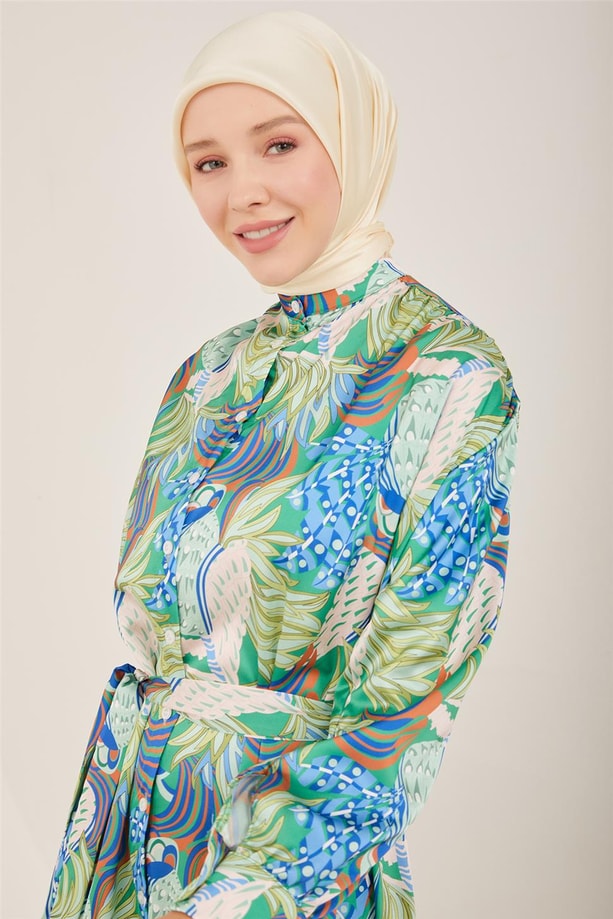 Armine Elbise 23YD4416 Yeşil