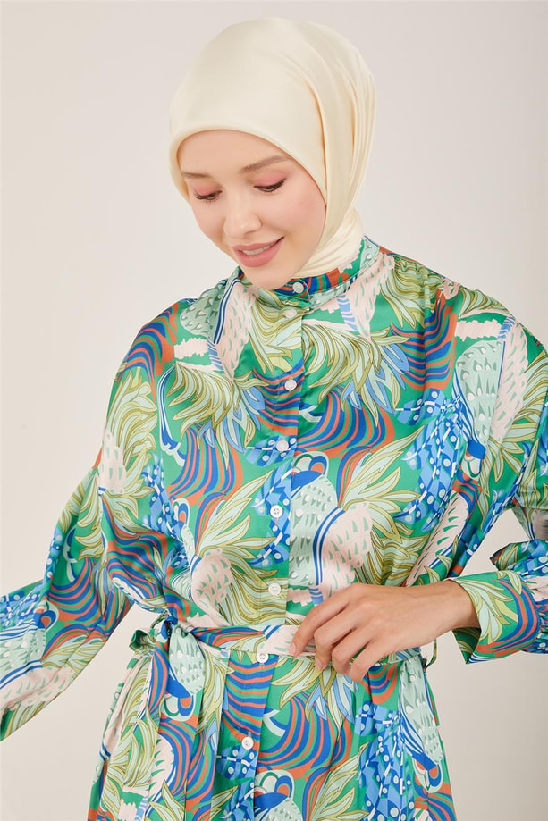 Armine Elbise 23YD4416 Yeşil