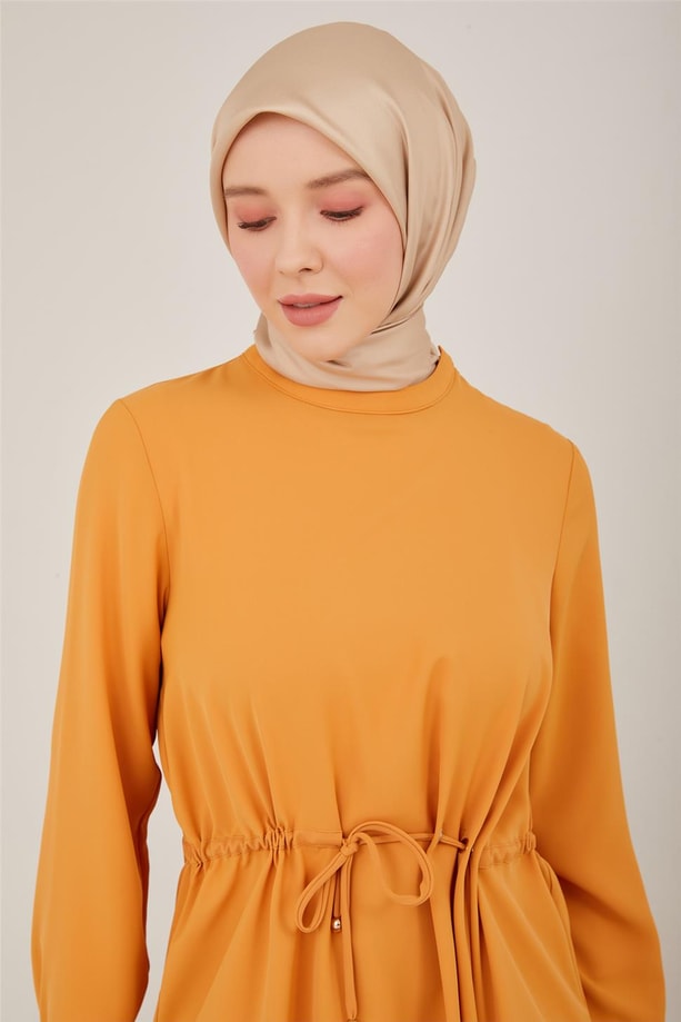 Armine Kuşgözü Ve Tünelli Tunik 23Y4436 Karamel