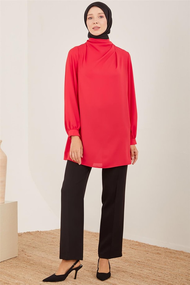 Armine Tunik 23Y4449 Kiraz
