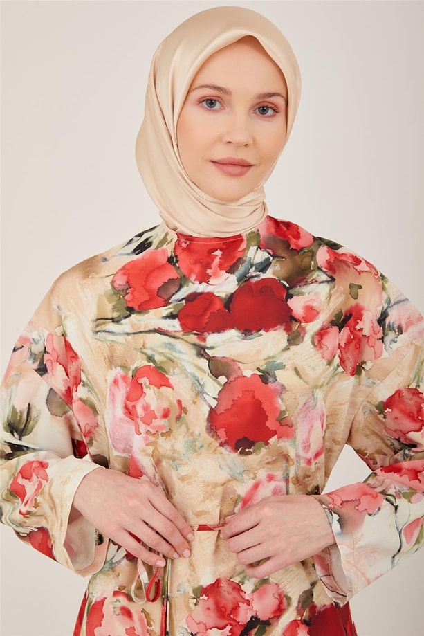 23Y4458 Armine Empirme Tunik 23Y4458 Kiraz