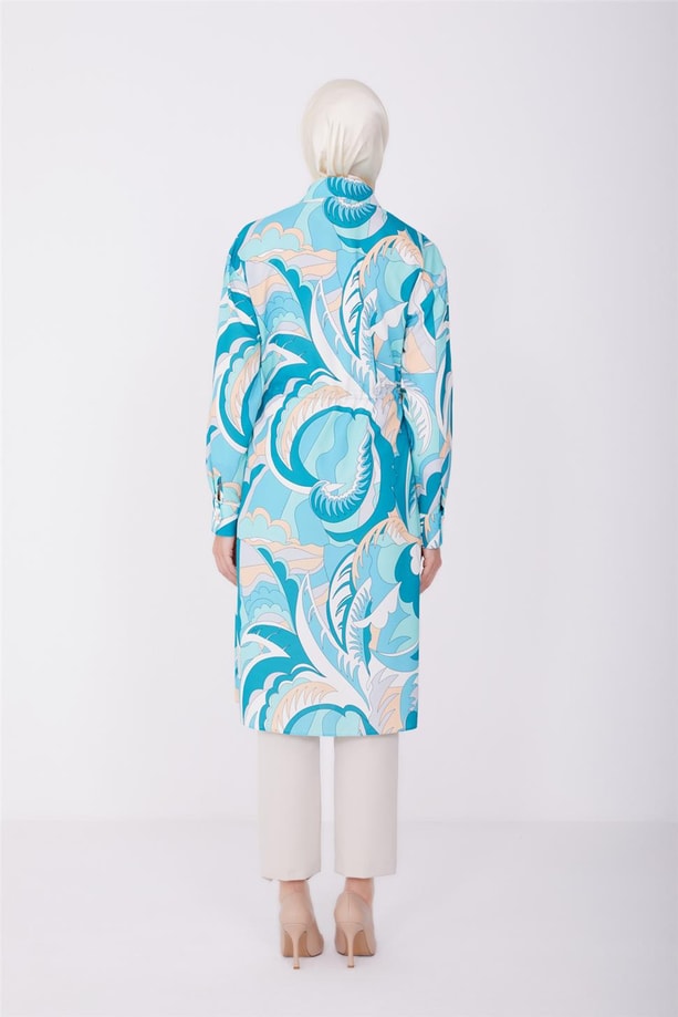 Armine Beli Ayarlanabilir Tunik 23Y4462 Deniz Yeşili