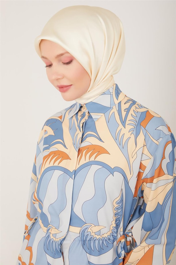 Armine Beli Yandan Tünelli Empirme Tunik 23Y4462 Marine