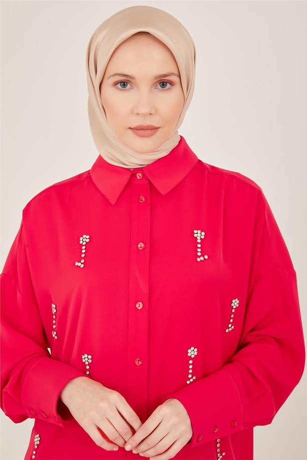 Armine Tunik 23Y4465 Kiraz