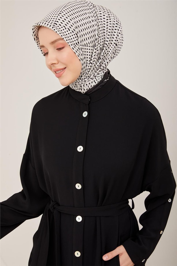 Armine Kolları Ve Patı Sedef Düğmeli Cepli Giy Çık 23Y5105 Siyah