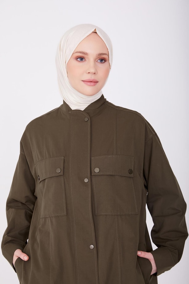 Armine Boomber Ceket 23Y5200 Haki