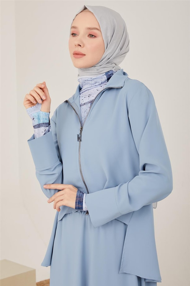 Armine Rahat Üçlü Takım 22K6518 Gri Mavi
